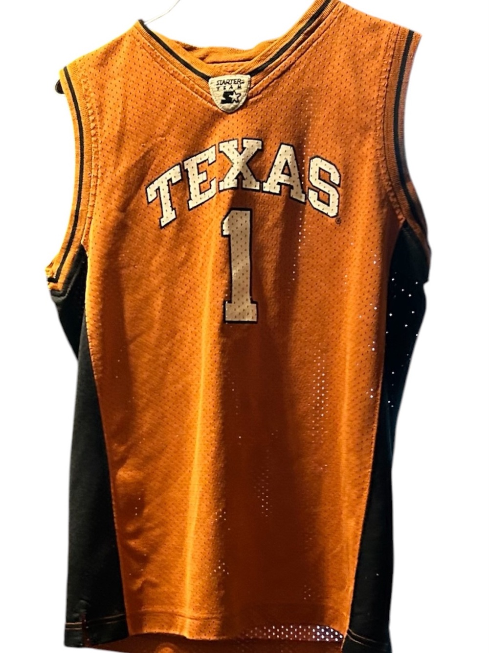 STARTER Orange and Black Team Jersey Collar Patch